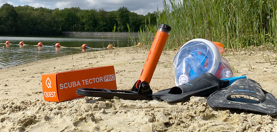 cover_scuba_tector QUEST SCUBA TECTOR PRO : DÉTECTEUR DE MÉTAUX PORTATIF AQUATIQUE LE PLUS ÉVOLUÉ
